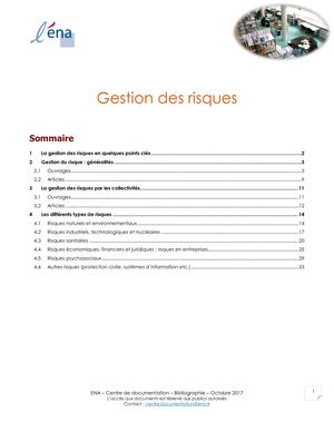 gestion des risques
