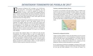 Practica 5 - Terremoto de Puebla 2017