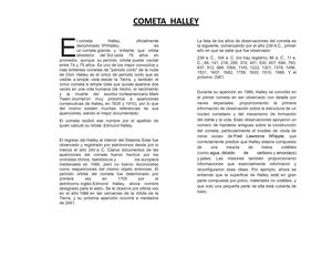 Práctica 5 - Cometa Halley