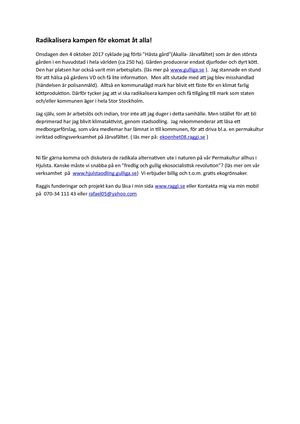 Radikalisera Kampen För eko-vegomat åT alla!