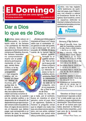 Hoja Dominical 22 0ctubre 2017