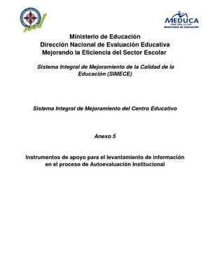 Anexo 5 Instrumentos De Apoyo