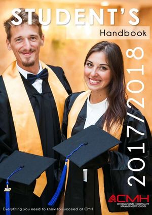 Student's Handbook CMH 1 Eng