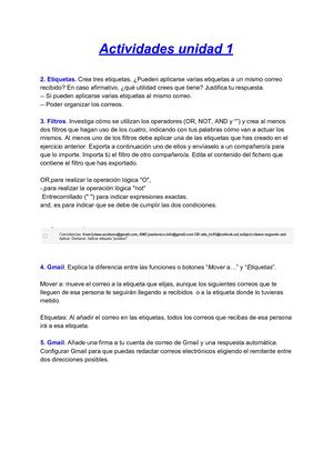 Actividades Unidad 1