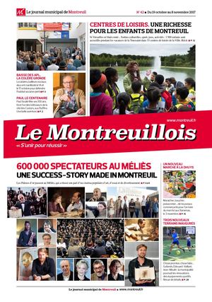 Le Montreuillois n° 42 - du 19 octobre au 8 novembre