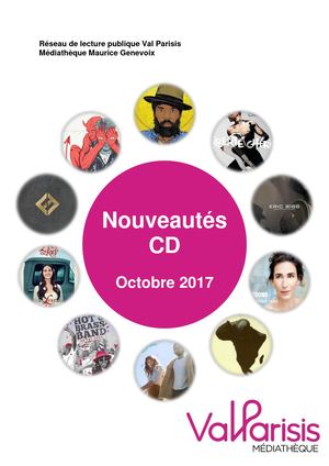 Nouveautés Cd Octobre 2017