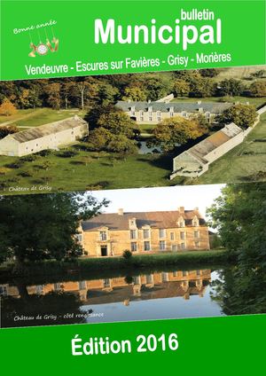 Bulletin 2016 VENDEUVRE