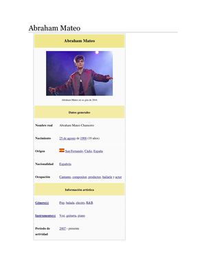 Abraham Mateo