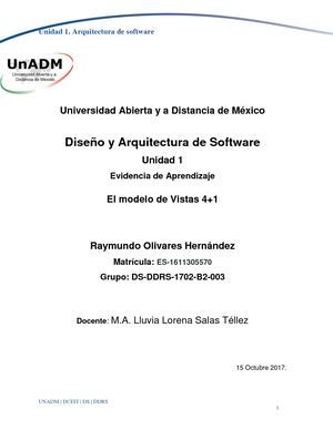 Modelo Vistas 4+1