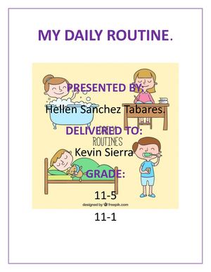 Calaméo - MY DAILY ROUTINE