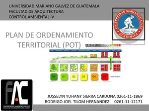Plan De Ordenamiento Territorial
