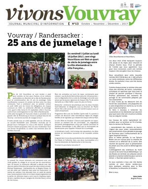 Vivons Vouvray N°13 Octobre à Décembre 2017
