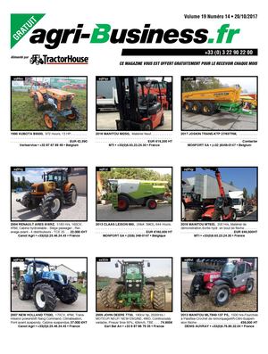 AGRI BUSINESS VOLUME 19 NUMÉRO 14 • 20/10/2017