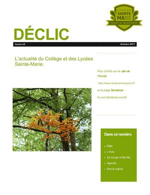 Déclic N°29 Octobre 2017