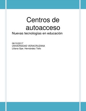 Centros De Autoacceso