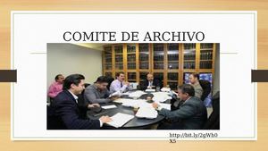 Comite De Archivo