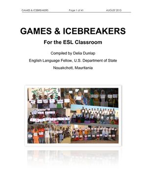 Games icebreakers