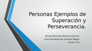 Personas Ejemplos De Superación Y Perseverancia