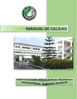Manual De Calidad Ietisd