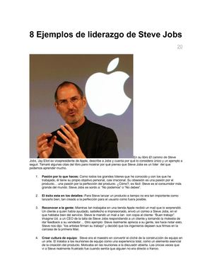 8 Ejemplos De Liderazgo De Steve Jobs