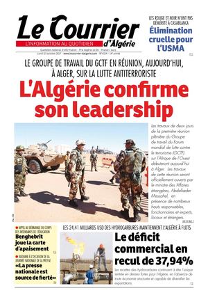 Le Courrier D'Algérie Du Lundi 23 Octobre 2017