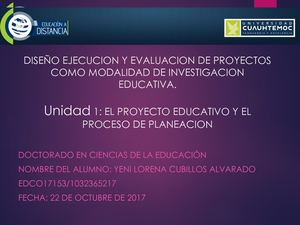 Glosario Planeación Y Evaluación Unidad 1