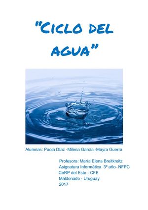 Ciclo Del Agua