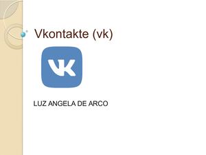Vkontakte (Vk)