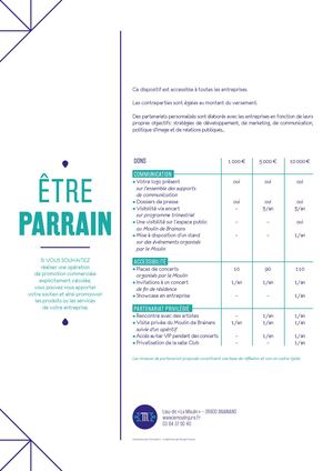 Le Moulin - Fiche Parrain