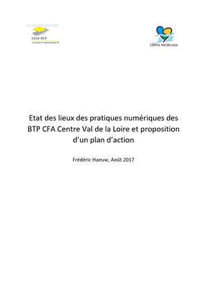 Etat Des Lieux Numérique 2017 Btp Cfa Centre