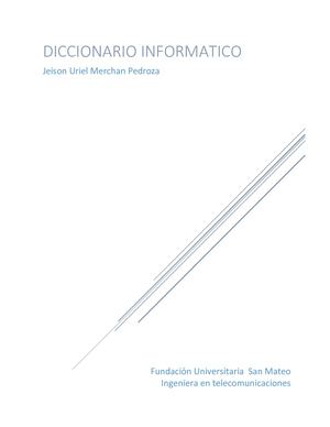 Diccionario Informatico