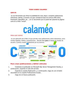 Todo Sobre Calameo