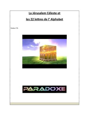 La Jérusalem Céleste