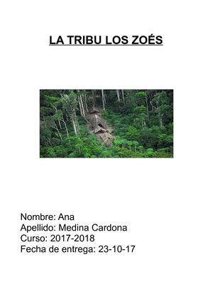 La Tribu Los Zoé Ana