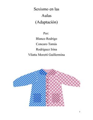 Sexismo en las aulas
