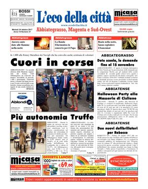 L'eco della città del 24 ottobre 2017