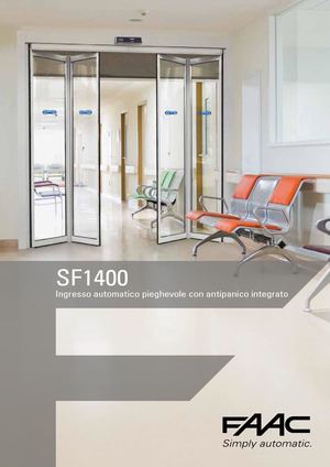 SF1400 Porta Automatica pieghevole con antipanico integrato