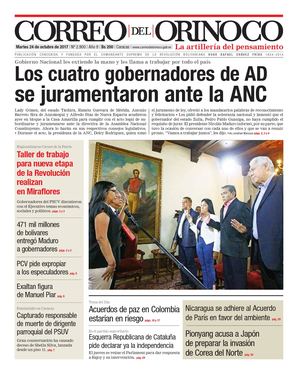 Correo del Orinoco de martes 24 de octubre de 2017 No. 2.900