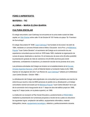 Hipertexto Ibarra Maria Elena