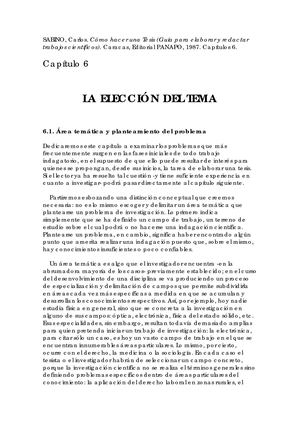 Delimitación Del Tema