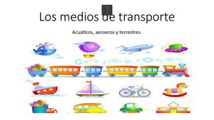 Los Medios De Transporte