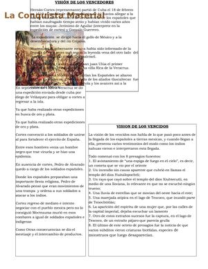 Revista De La Conquista Material