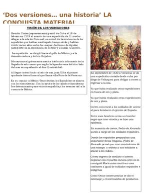 Revista De La Conquista Material