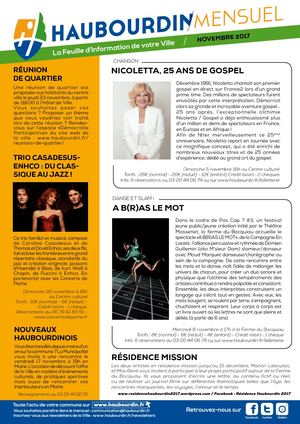 ARCHIVE - Mensuel NOVEMBRE 2017