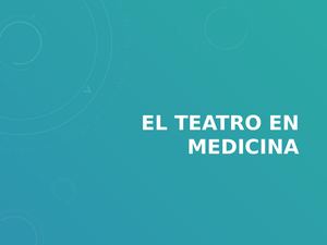 Teatro en Medicina
