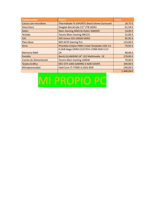 MI PROPIO PC GAMING