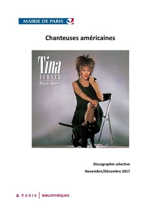 Chanteuses Américaines Nov Dec 2017