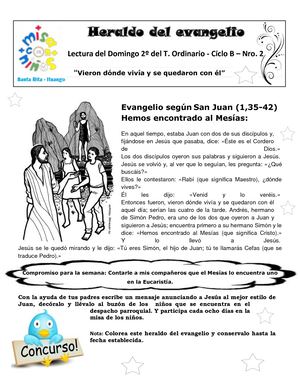 Heraldo Del Evangelio Tiempo Ordinario