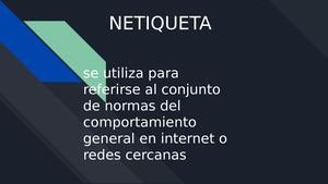 normas netiqueta