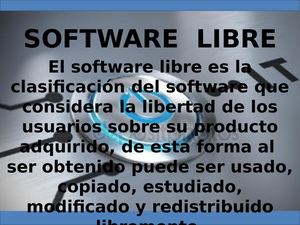Software Libre